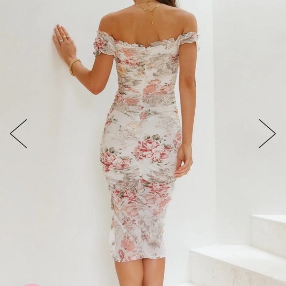 TOGETHER ALWAYS MIDI DRESS FLORAL - Picture 4 of 4